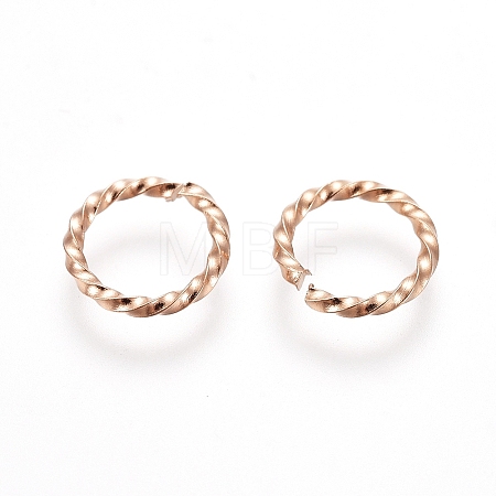 304 Stainless Steel Open Jump Rings STAS-E484-71E-RG-1