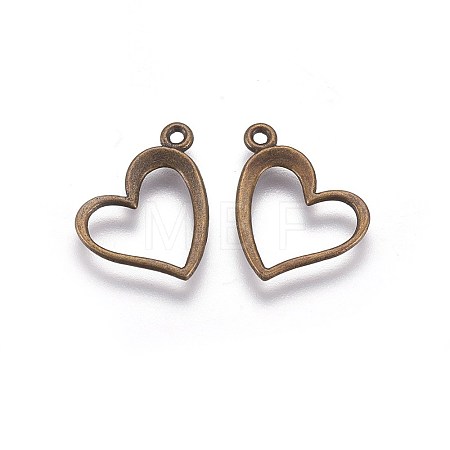 Tibetan Style Alloy Pendants X-TIBEP-22390-AB-FF-1