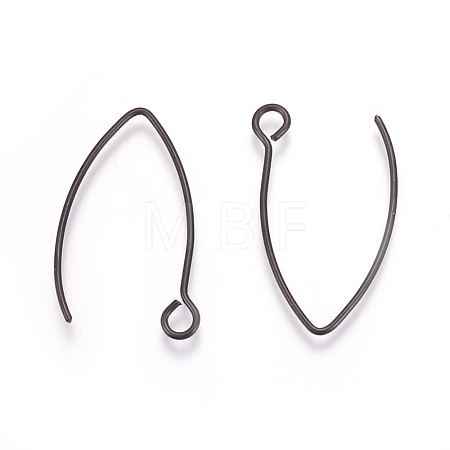 304 Stainless Steel Earring Hooks Ion Plating(IP) STAS-L216-03A-B-1