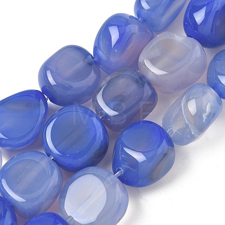 Natural Agate Beads Strands G-H295-D01-13-1