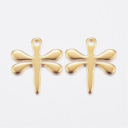 304 Stainless Steel Charms STAS-P142-08G-1