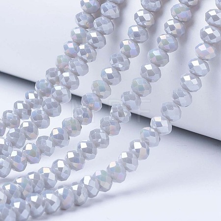 Electroplate Glass Beads Strands LS-EGLA-A034-P2mm-B11-1