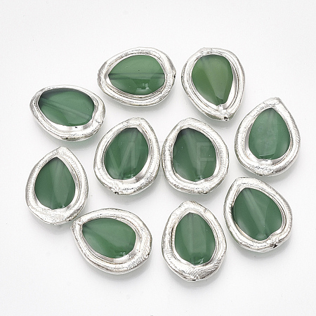 Natural Green Agate Beads G-T120-04E-1