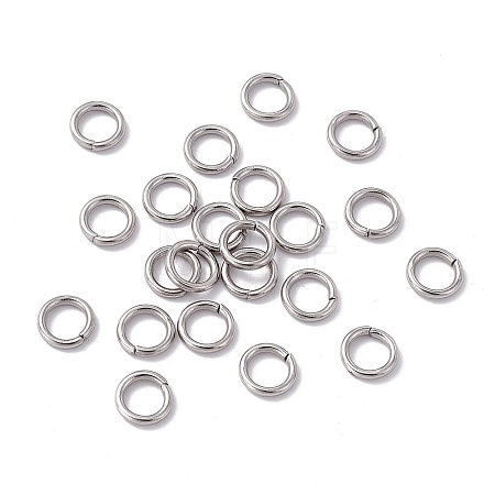 Non-Tarnish 304 Stainless Steel Open Jump Rings STAS-C040-01H-P-1