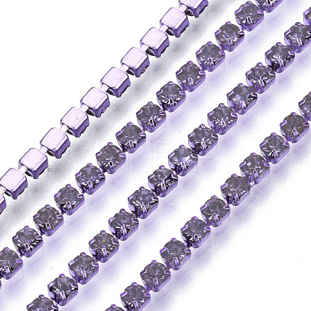 Electrophoresis Iron Rhinestone Strass Chains CHC-Q009-SS6.5-B13-1