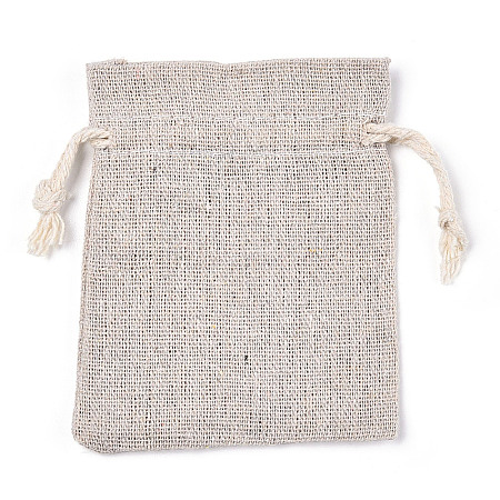 Cotton Cloth Packing Pouches Drawstring Bags ABAG-R011-8X10-01-1