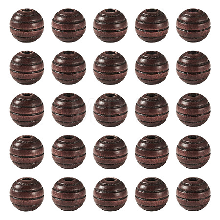 Wood European Beads WOOD-TA0003-10B-1
