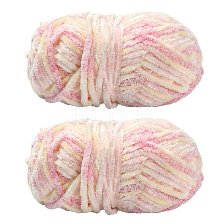 Soft Crocheting Polyester Yarn YCOR-FZC0001-01G-1