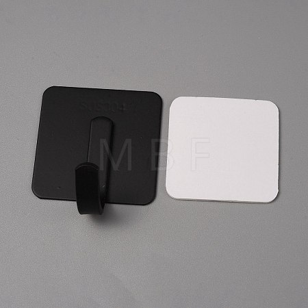 201 Stainless Steel No-Punch Hook Hangers AJEW-WH0258-673A-1