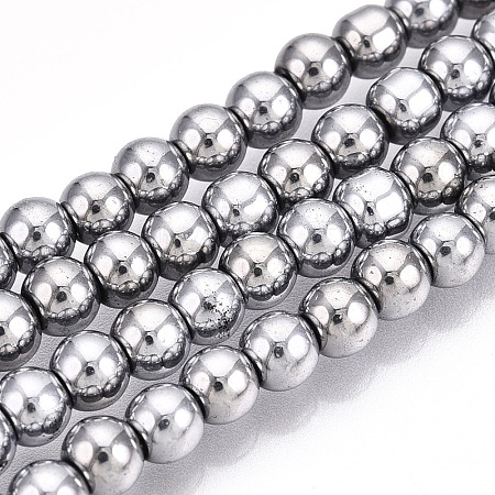 Electroplate Glass Beads Strands EGLA-T021-4mm-13B-1
