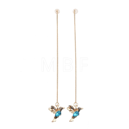 Bird Alloy Rhinestone Ear Thread FS-WG4B879-02-1