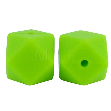 Octagon Food Grade Silicone Beads PW-WG43860-17-1