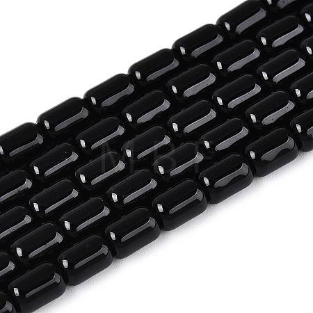 Opaque Glass Beads Strands GLAA-T028-14P-01-1