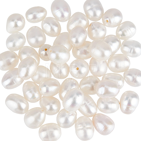 1 Strand Natural Cultured Freshwater Pearl Beads Strands PEAR-SC0001-45-1