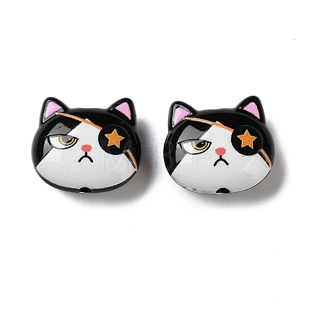 Baking Paint Alloy Beads FIND-H059-02A-1