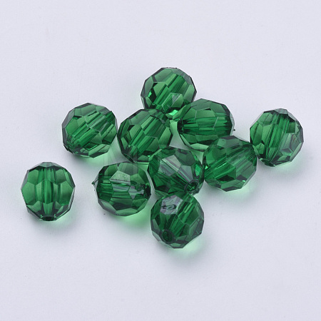 Transparent Acrylic Beads TACR-Q257-8mm-V17-1