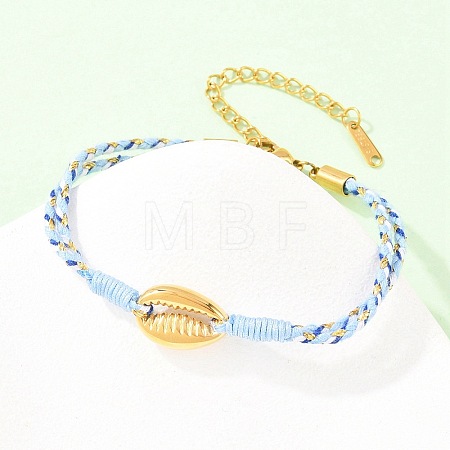 304 Stainless Steel Link Bracelets BJEW-K303-02D-1