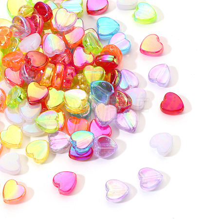 Eco-Friendly Transparent Acrylic Beads TACR-YW0001-07I-1