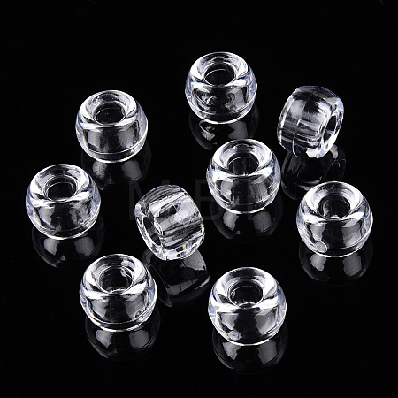 Transparent Plastic Beads X-KY-T025-01-E09-1