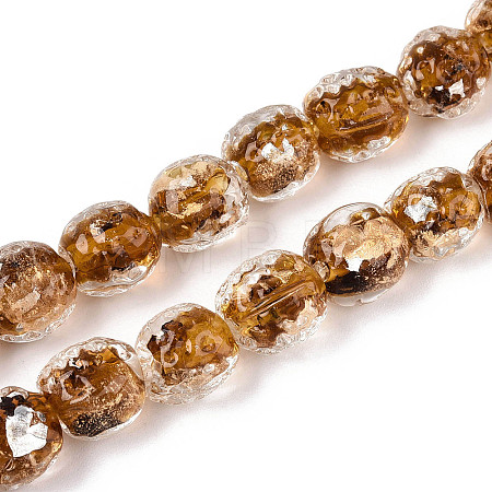 Handmade Lampwork Beads FOIL-T007-03G-1