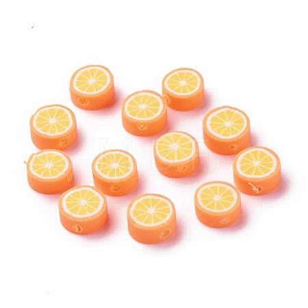 Handmade Polymer Clay Beads X-CLAY-R069-01L-1