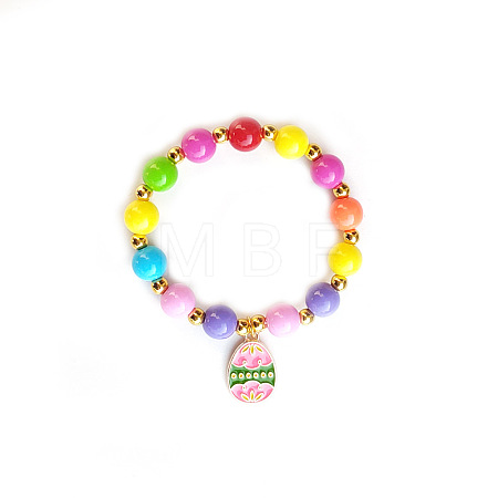 Easter Alloy Enamel Charm Bracelets FS-WG1C163-03-1