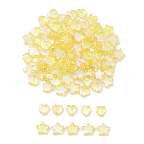 100Pcs 2 Style Eco-Friendly Transparent Acrylic Beads TACR-YW0001-86G-1