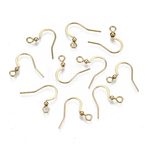 304 Stainless Steel Earring Hooks STAS-N092-103G-NR-1