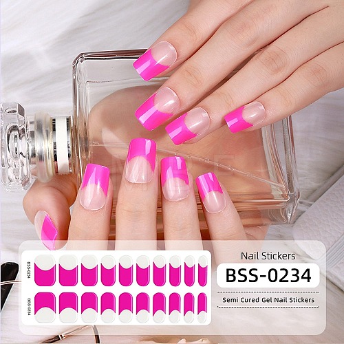 Nail Art Full Cover Nail Stickers MRMJ-YWC0001-BSS-0234-1