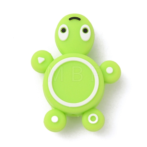 Tortoise Silicone Beads SIL-WH0002-81E-1