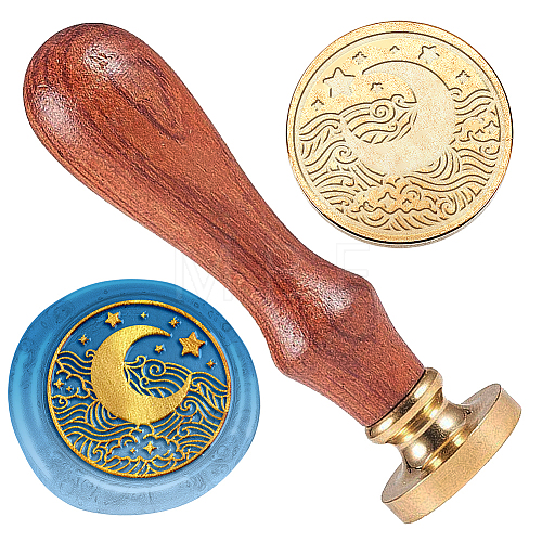 Wax Seal Stamp Set AJEW-WH0208-1096-1