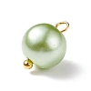 Glass Pearl Pendants PALLOY-JF01880-03-4