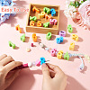 20Pcs 10 Styles UV Plating Opaque Acrylic Beads SACR-TA0001-76-5