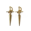 Alloy Sword Stud Earrings for Women PW-WG2AD5A-03-1