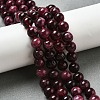 Dyed Natural Malaysia Jade Beads Strands G-G021-02B-20-5