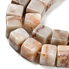 Natural Red Line Jasper Beads Strands G-Q1008-B05-3