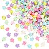 200Pcs Opaque Acrylic Beads Connector Charms FIND-HY0001-30-1