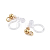 202 Stainless Steel Clip-on Earrings Findings STAS-B072-17G-2