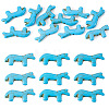 10Pcs Synthetic Turquoise Beads G-TADJ0001-01E-1