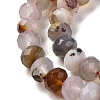 Natural Cherry Blossom Agate Beads Strands G-K380-A42-03-4