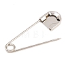 Alloy Extra Large Safety Pin Brooches PALLOY-P333-01P-3