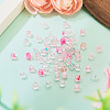 60Pcs Transparent Acrylic Beads OACR-TA0004-88E-5