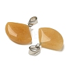 Natural Topaz Jade Pendants G-Z067-05P-05-3