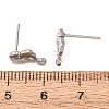 304 Stainless Steel Stud Earring Findings SA-CBA4E98-01A-P-3