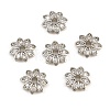 Brass Micro Pave Clear Cubic Zirconia Bead Caps CU-CBA6A75-29P-1
