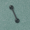 Acrylic Straight Barbell Piercing Tongue Rings for Women Men WG2E38E-02-1