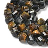 Natural Tiger Eye Beads Strands G-C267-B14-4