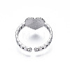 Non-Tarnish 304 Stainless Steel Heart with Word Love You Open Cuff Ring for Women RJEW-S405-261P-3