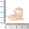 Flocky Opaque Resin Pendants LS-RESI-G105-06A-3