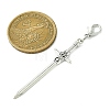 Alloy Sword Big Pendant Decoration X-HJEW-JM02179-3